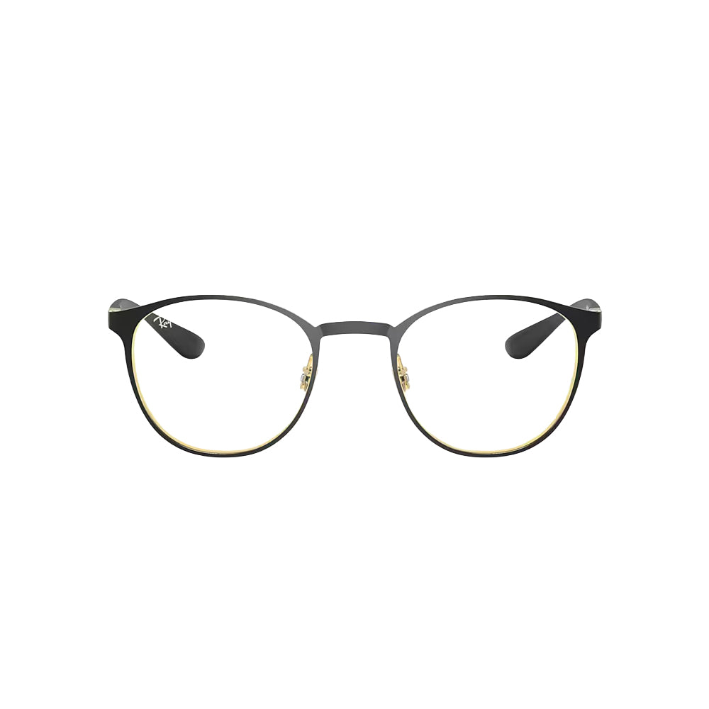 Ray-Ban RB6355 glasses in black, front view
