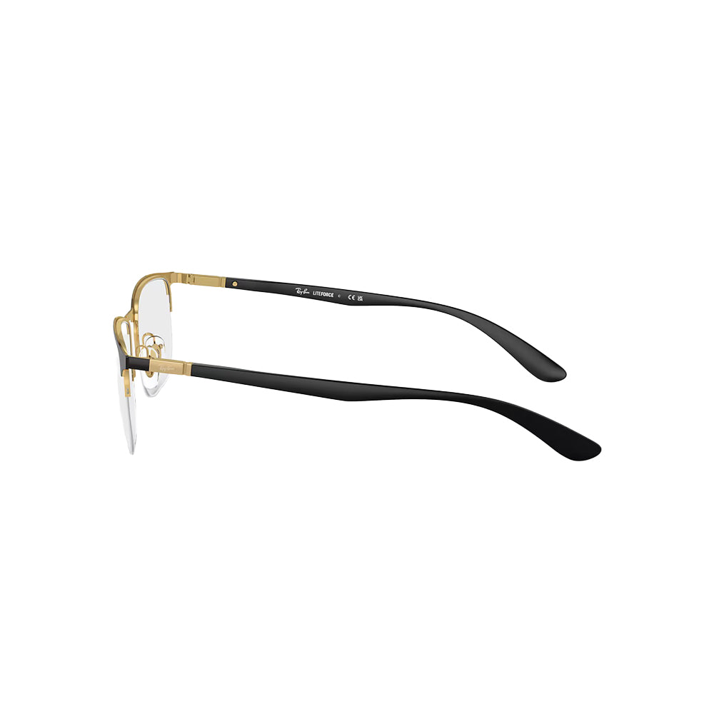 Ray-Ban RB6513 glasses in black, side view