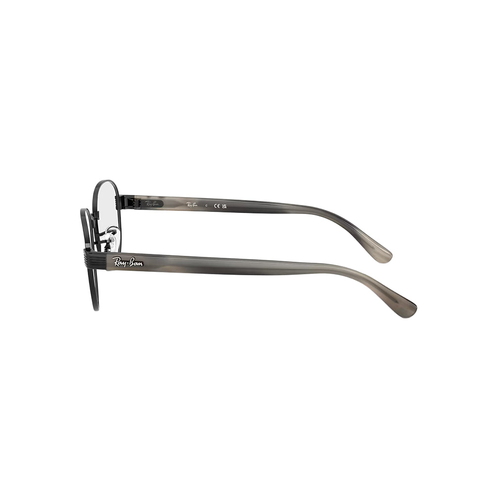 Ray-Ban RB6543 glasses in grey, side view