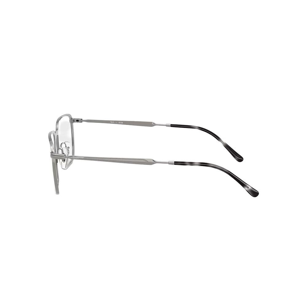 Ray-Ban RB6549 glasses in silver, side view