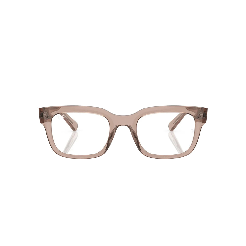 Ray-Ban RB7217 glasses in brown, front view