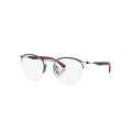 Ray-Ban RB7553 glasses in black, 45° view
