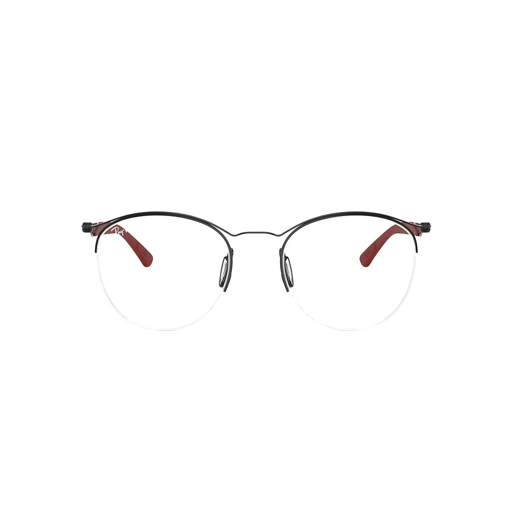 Ray-Ban RB7553 glasses in black, front view