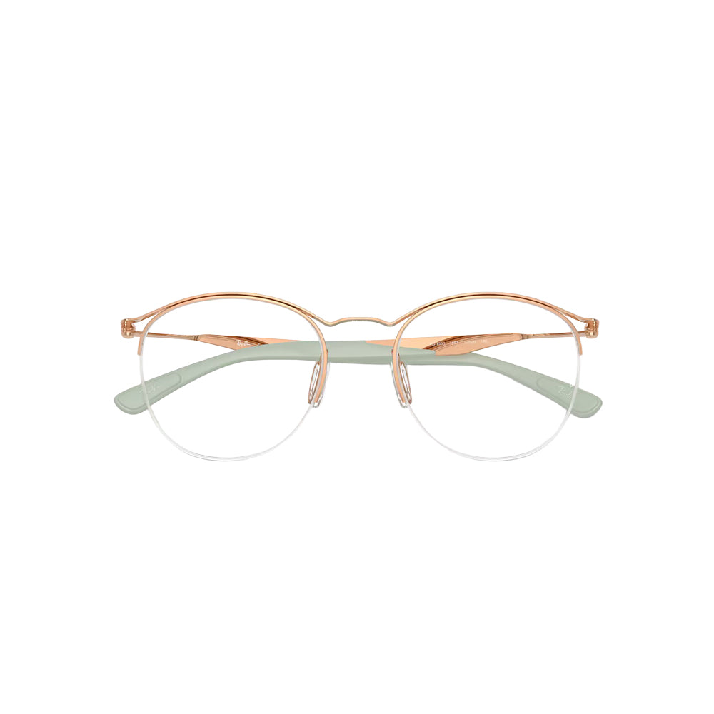 Ray-Ban RB7553 glasses in gold