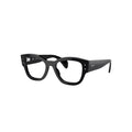 Ray-Ban RB7681V glasses in black, 45° view