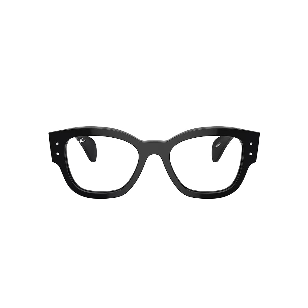 Ray-Ban RB7681V glasses in black, front view