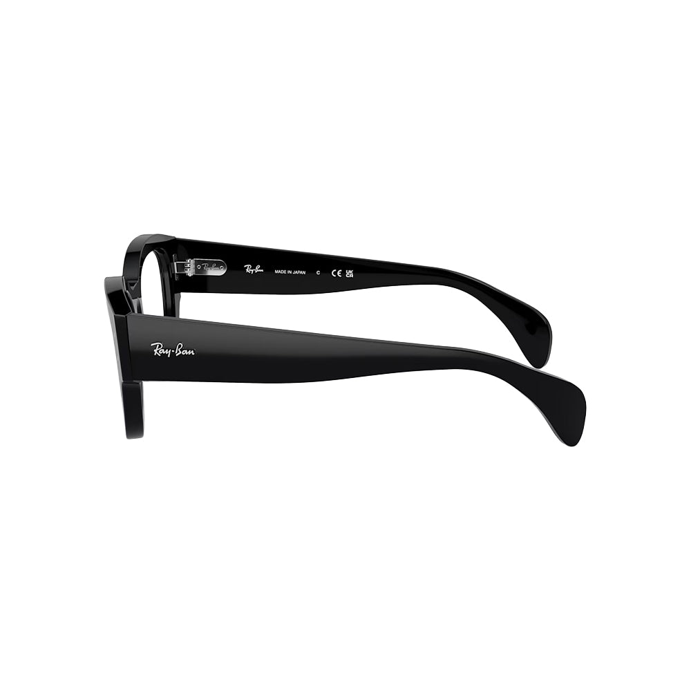 Ray-Ban RB7681V glasses in black, side view