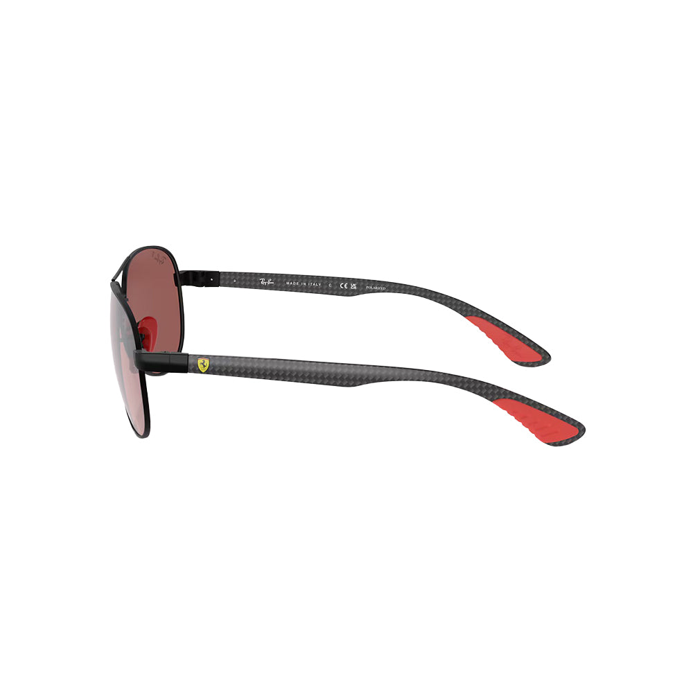 Ray-Ban RB8331-M sunglasses in black, side view