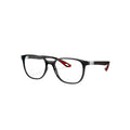 Ray-Ban RB8907-M glasses in black, 45° view