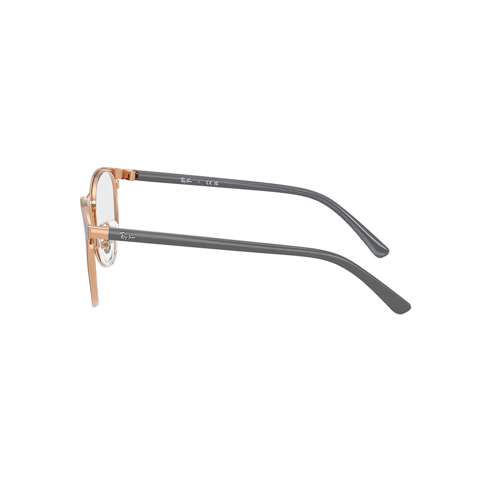 Ray-Ban RB9552V glasses in black, side view