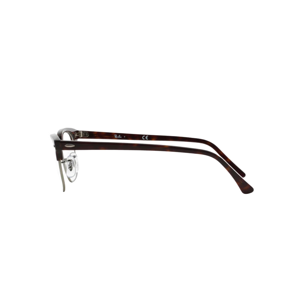 Ray-Ban RX5154 glasses in havana, side view