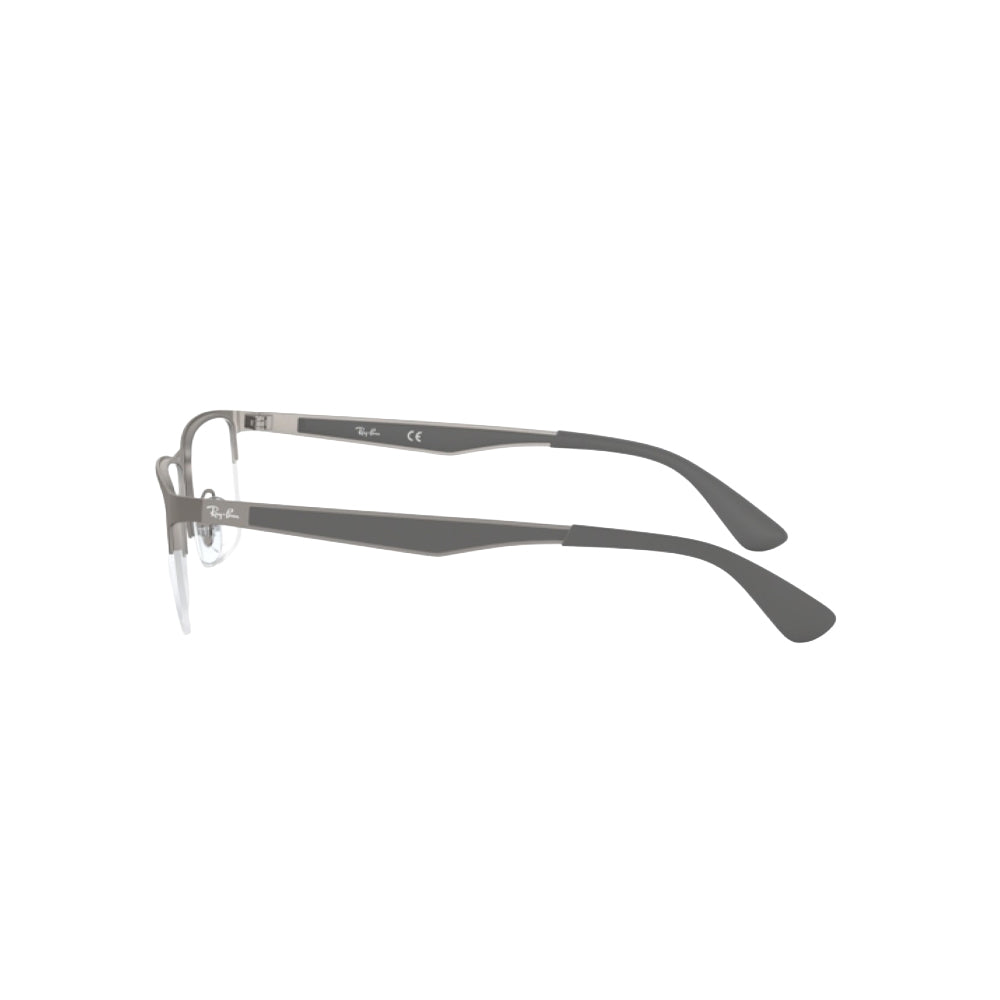Ray-Ban RX6335 glasses in grey, side view
