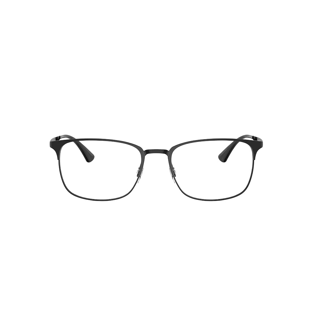 Ray-Ban RX6421 glasses in black, front view