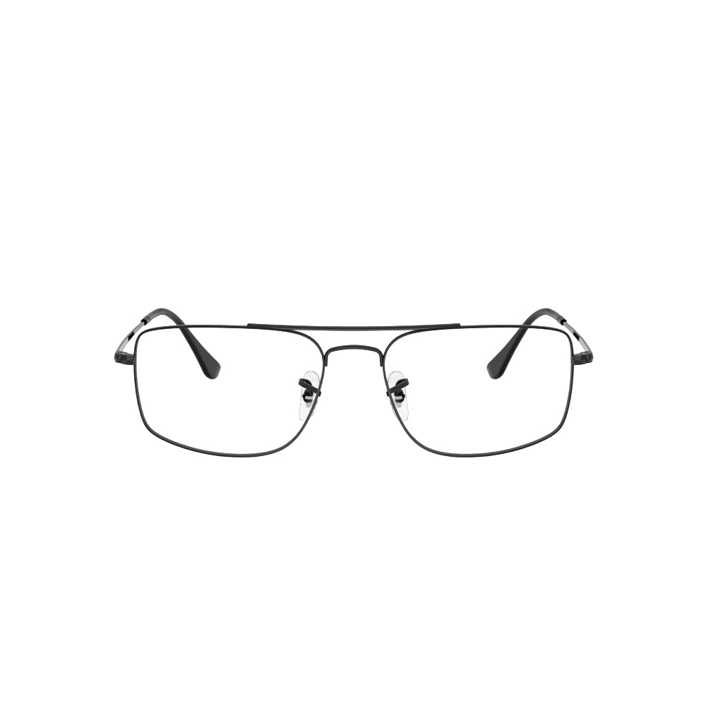 Ray-Ban RX6579 glasses in black, front view