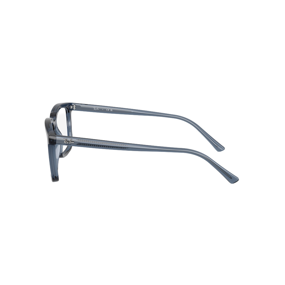 Ray-Ban RX7239 glasses in black, side view