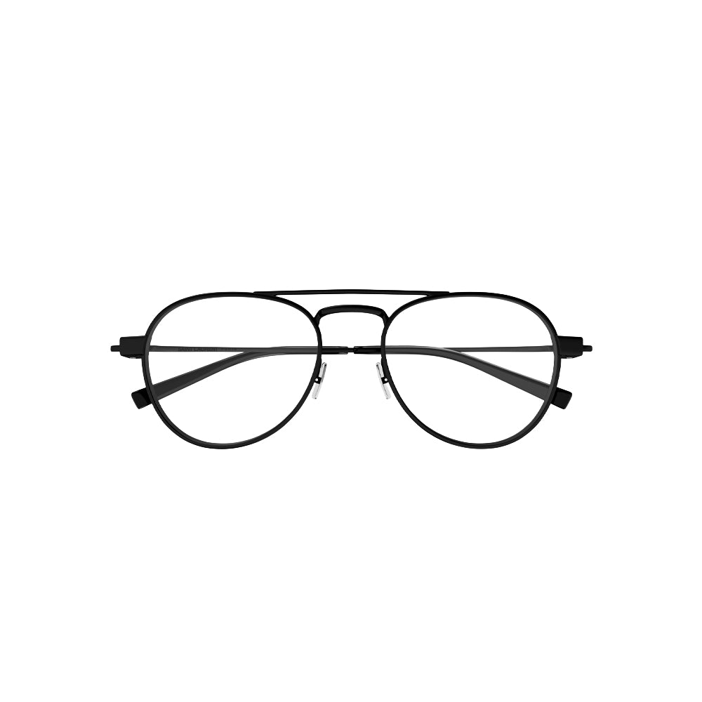 Saint Laurent SL 708 glasses in black, front view