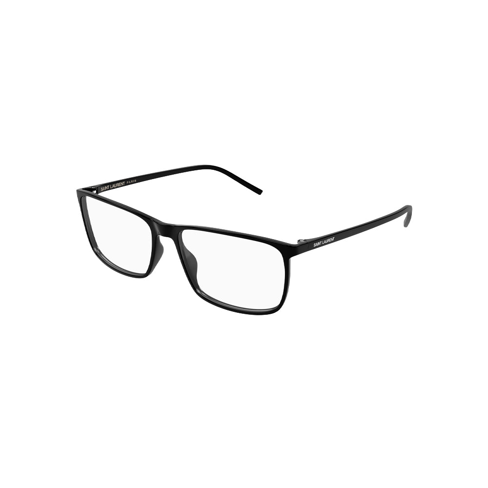 Saint Laurent SL 846 glasses in black, 45° view
