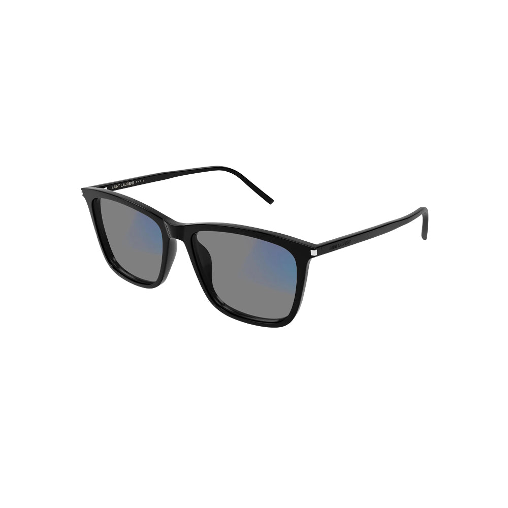 Saint Laurent SL 851 sunglasses in black, 45° view