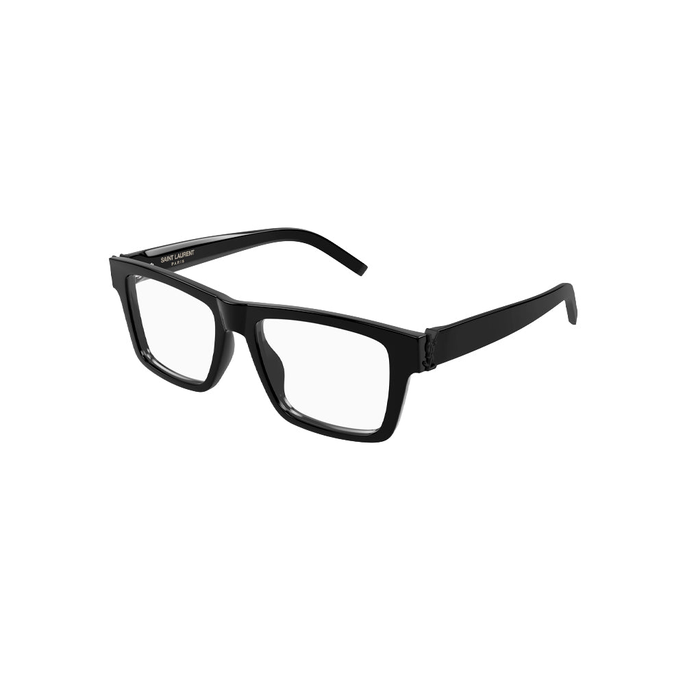 Saint Laurent SL M10_B-005 glasses in black, 45° view