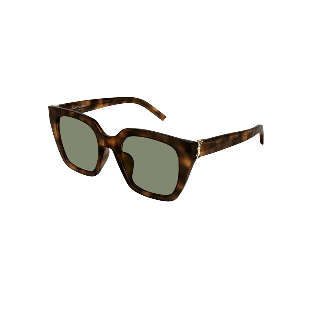 Saint Laurent SL143 sunglasses in havana, 45° view