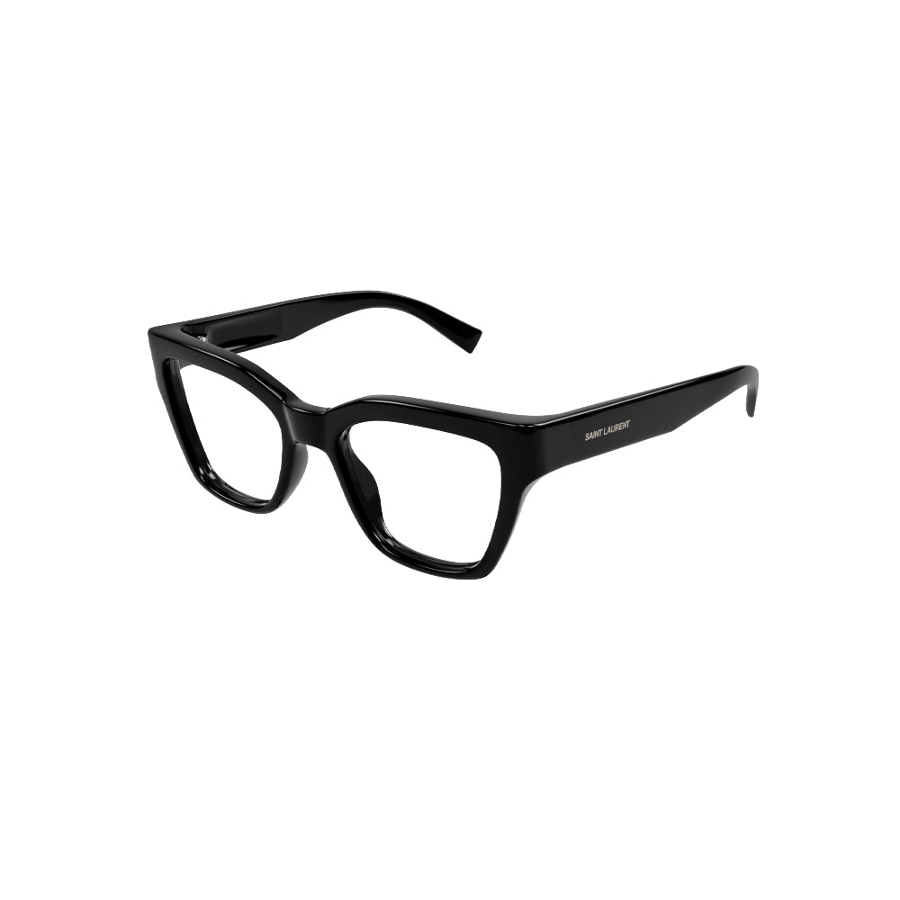 Saint Laurent SL641 sunglasses in black, 45° view
