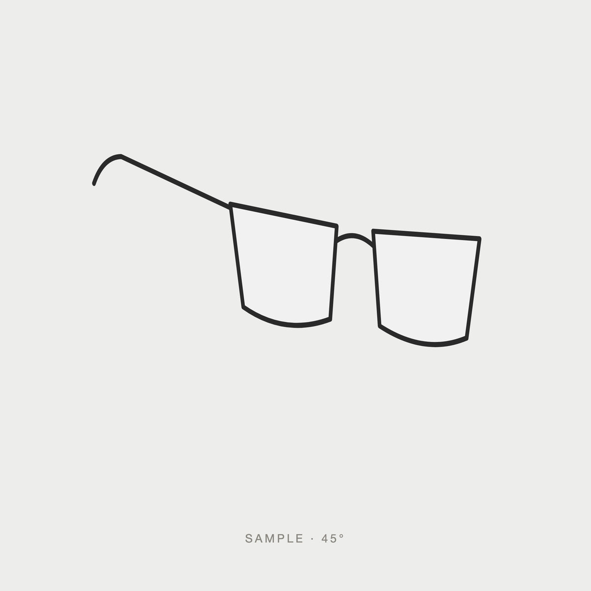 Ray-Ban Ray-Ban Meta Wayfarer Gen 2 in Matte Black with clear lenses, 45° angle (sample image)
