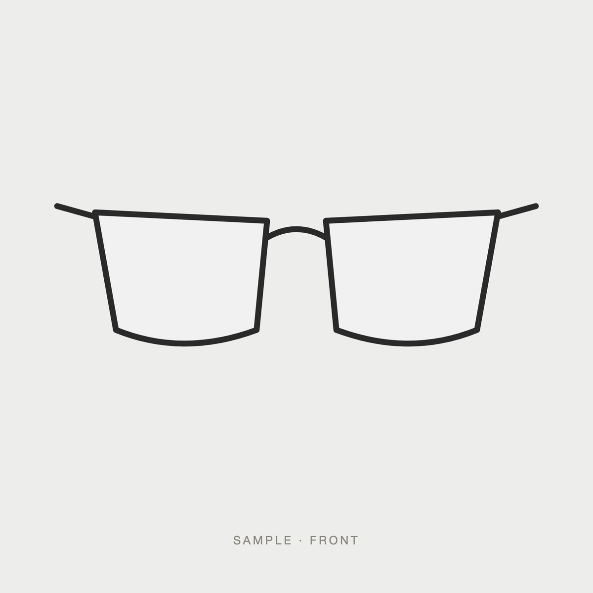 Ray-Ban Ray-Ban Meta Wayfarer Gen 2 in Matte Black with clear lenses, front view (sample image)