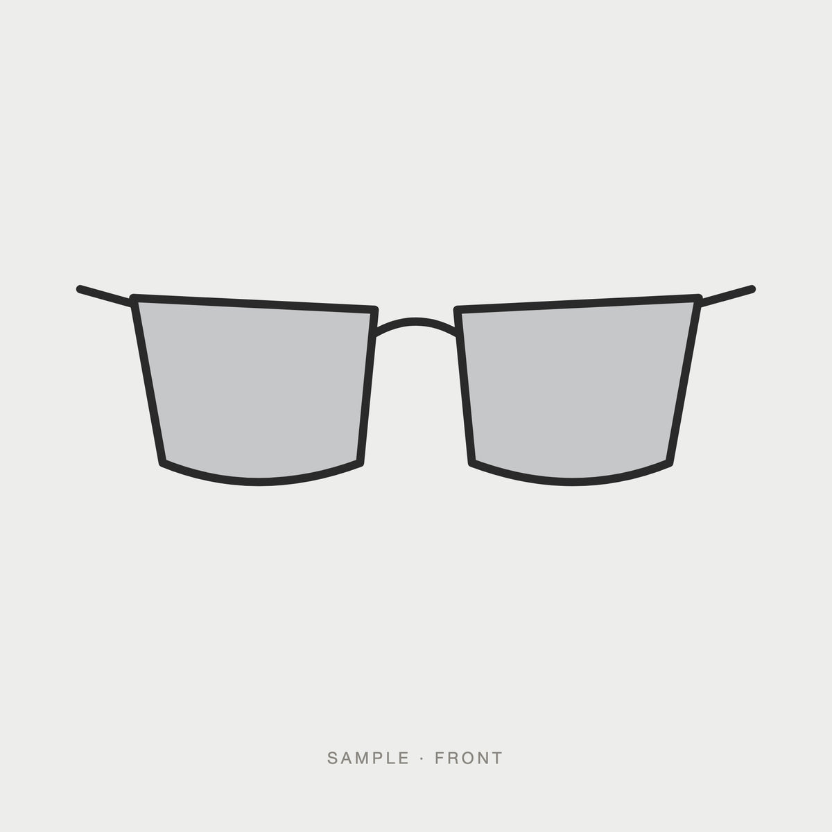 Ray-Ban Ray-Ban Meta Wayfarer Gen 2 in Matte Black with transitions lenses, front view (sample image)