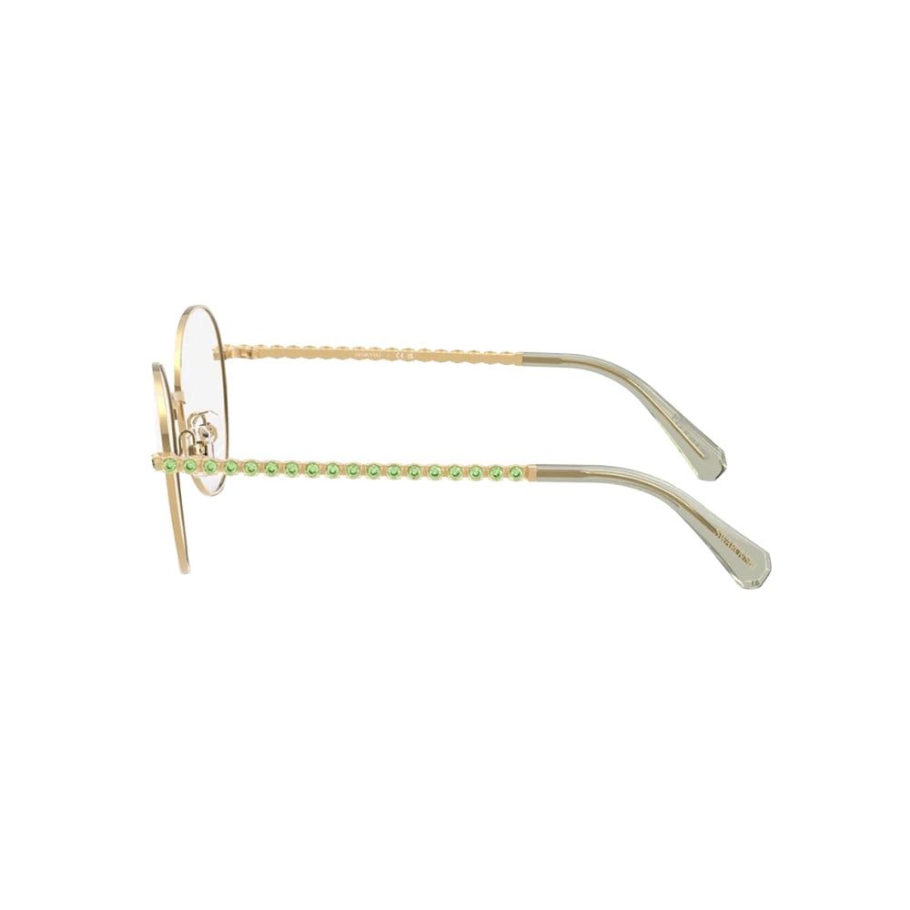 Swarovski SK1013 glasses in gold, side view