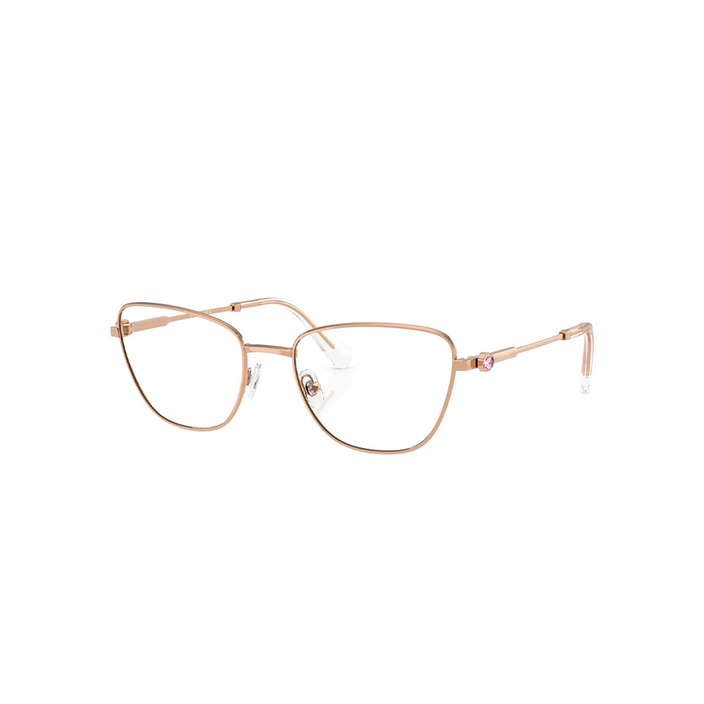 Swarovski SK1018 glasses in gold, 45° view