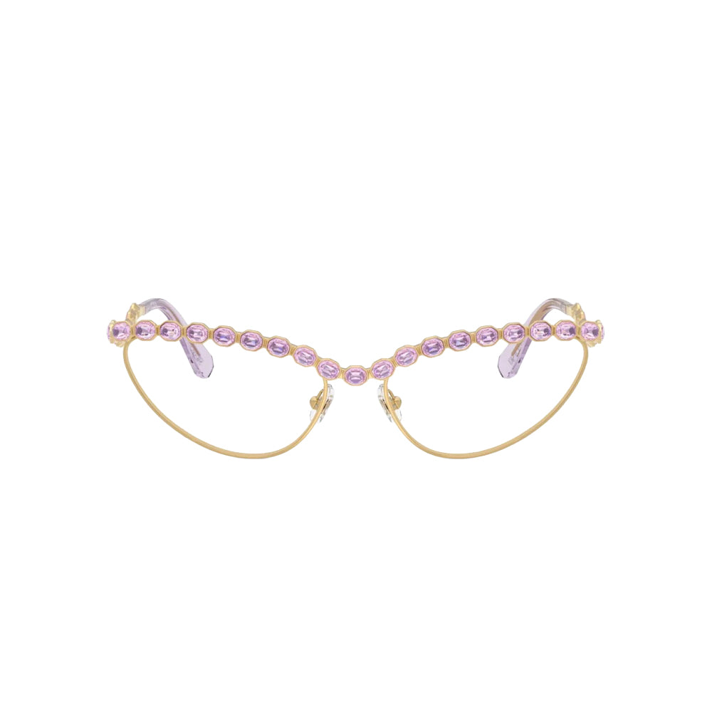 Swarovski SK1030 glasses in gold, front view