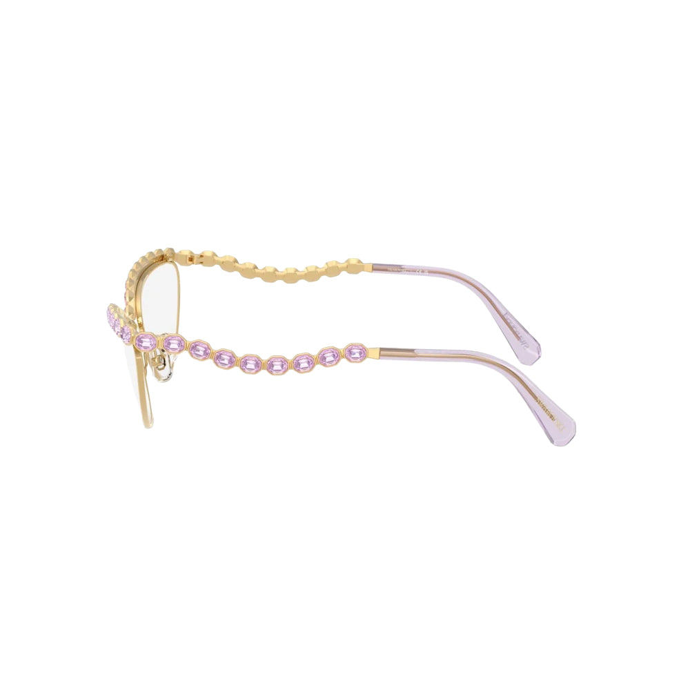 Swarovski SK1030 glasses in gold, side view