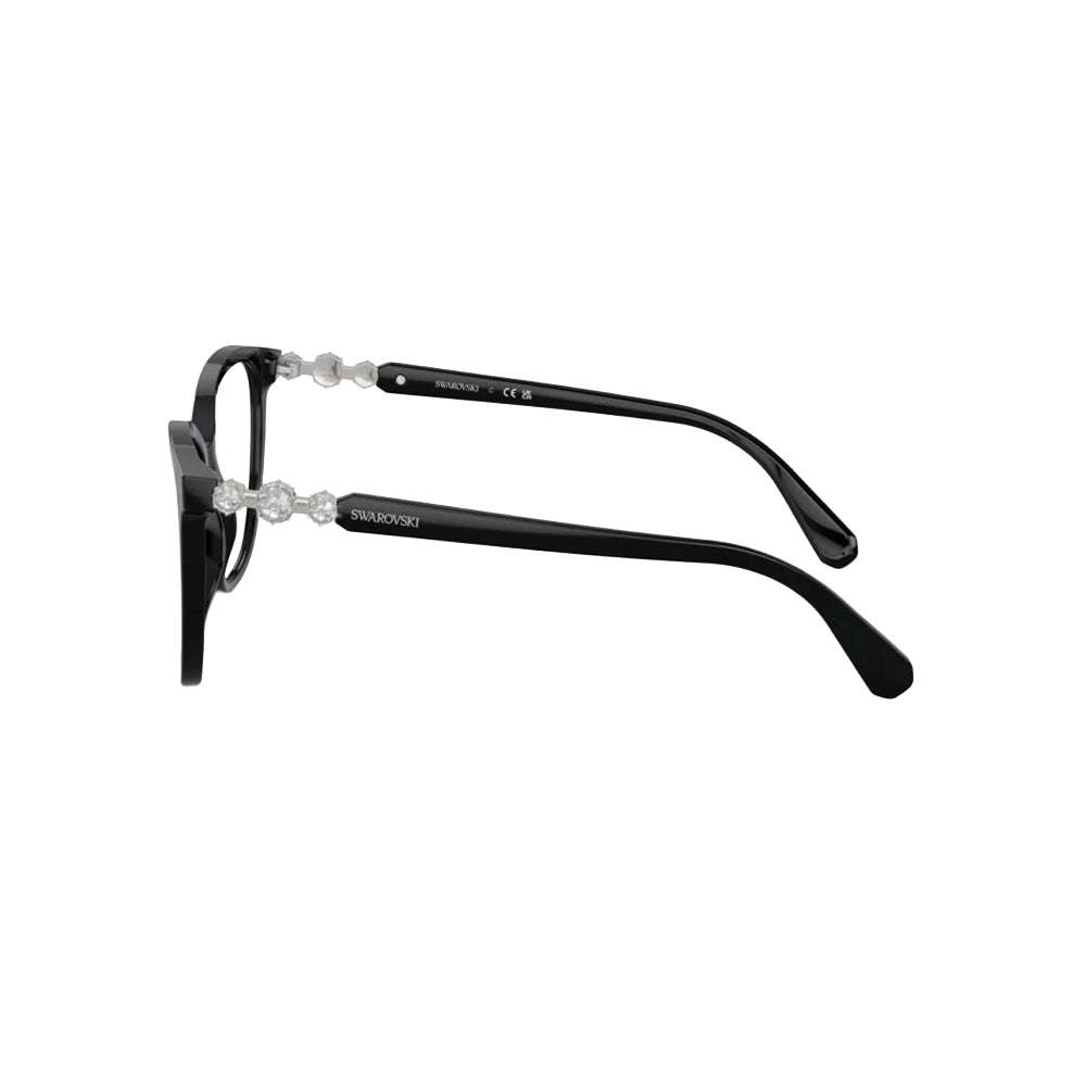 Swarovski SK2020 glasses in black, side view