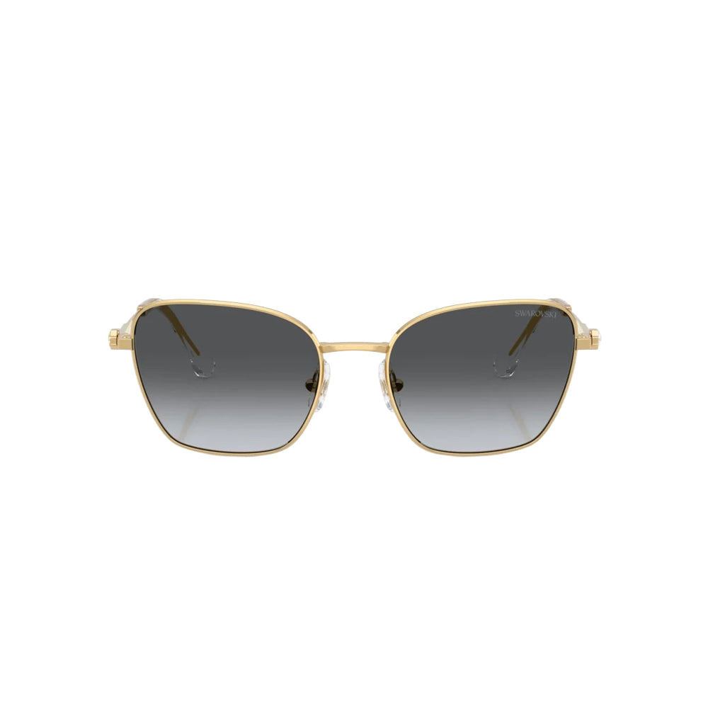 Swarovski SK7029 sunglasses in gold, front view