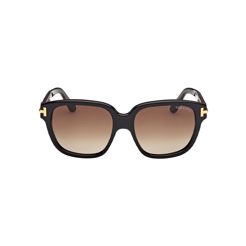 Tom Ford FT 1236 sunglasses in black, front view