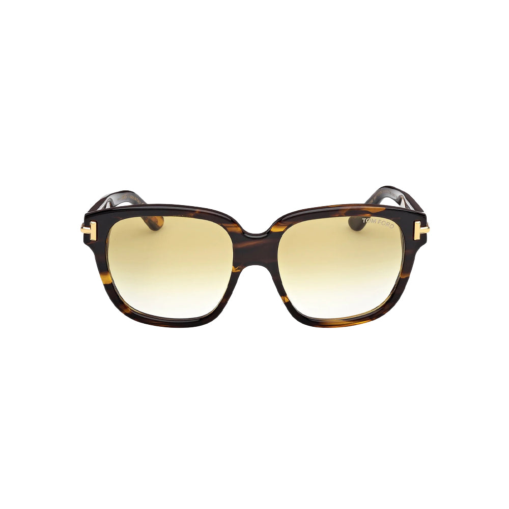 Tom Ford FT 1236 sunglasses in havana, front view