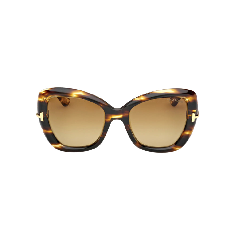 Tom Ford FT 1279 sunglasses in havana, front view