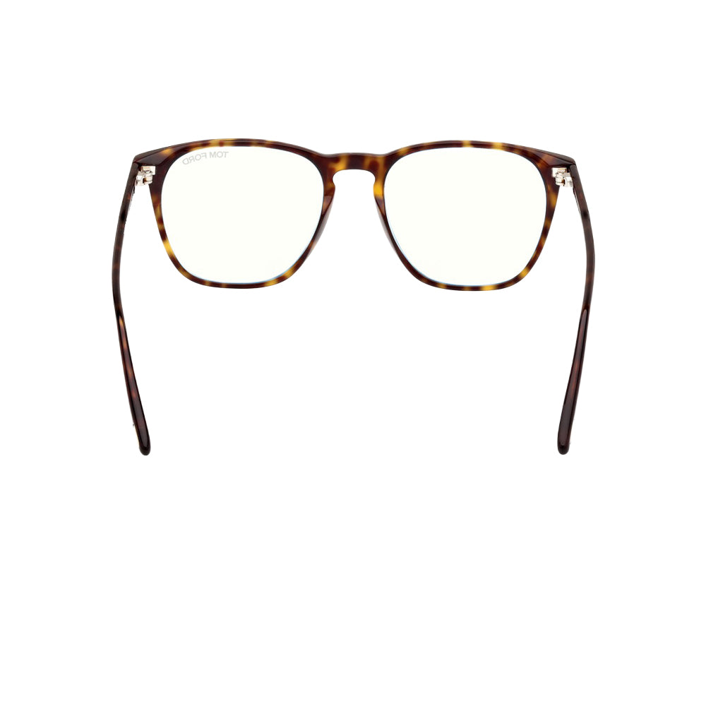 Tom Ford FT 5937 glasses in havana, front view
