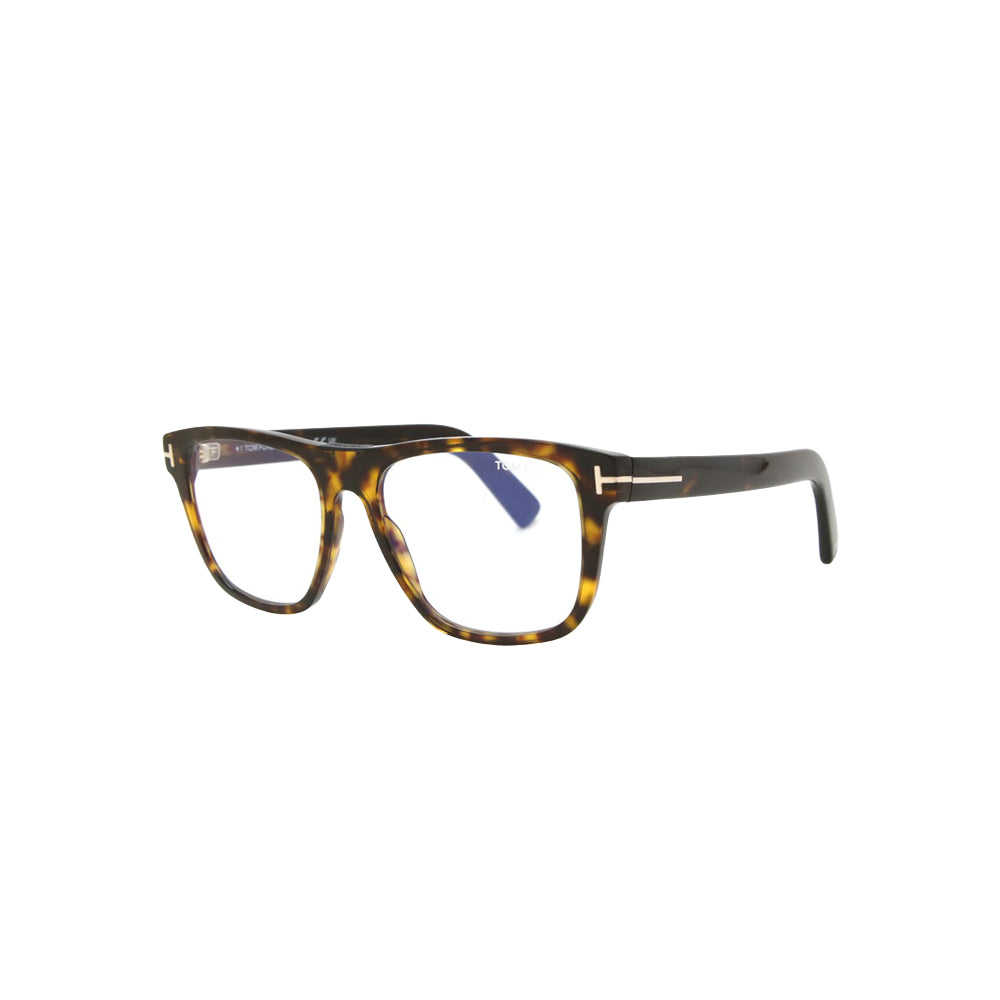 Tom Ford FT5902 057 glasses in havana, 45° view