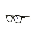 Tom Ford FT5965 sunglasses in black, 45° view