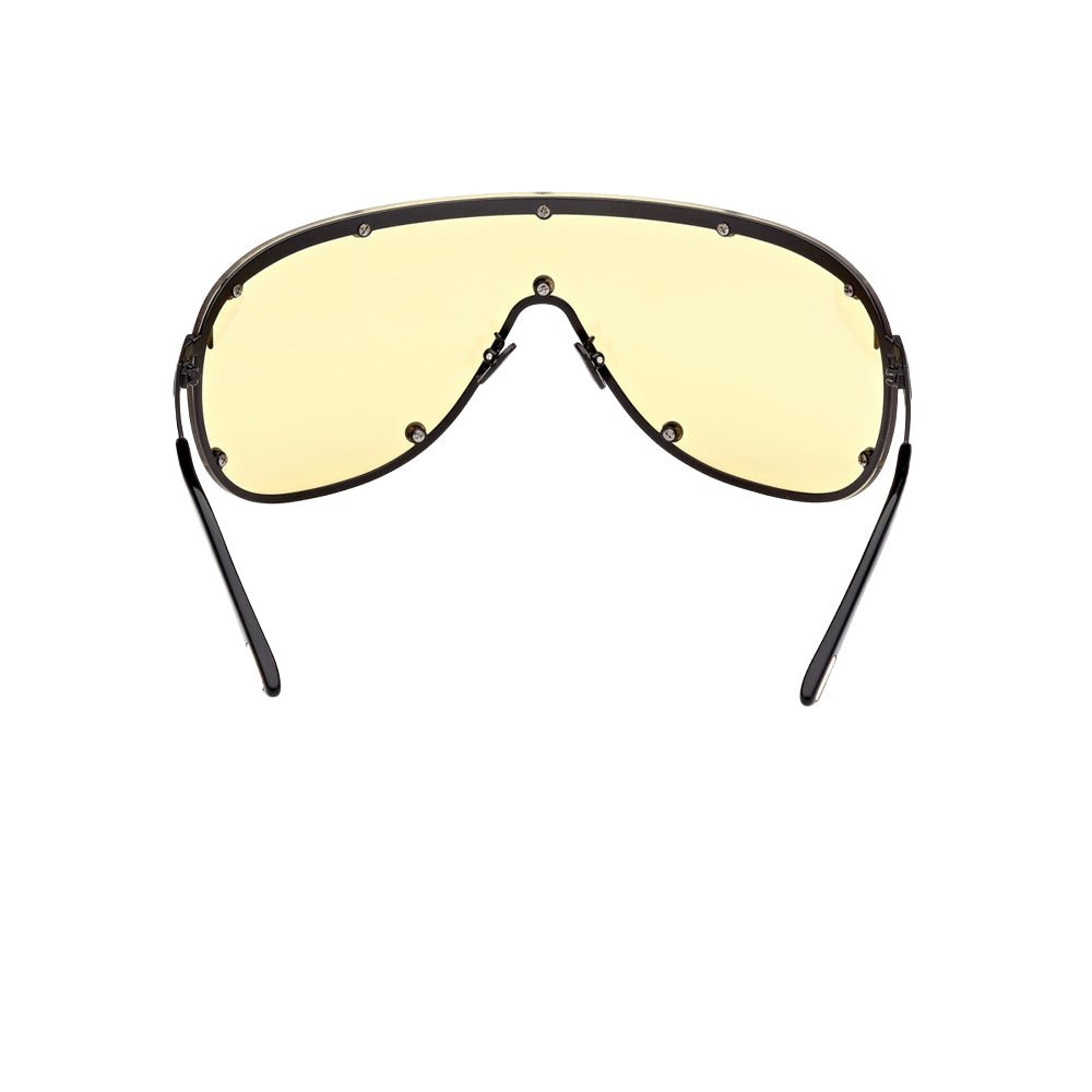 Tom Ford KYLER TF1043 02E sunglasses in black, front view