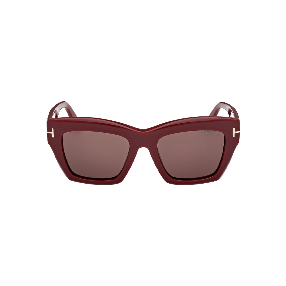 Tom Ford LUNA TF1191 glasses in red, front view