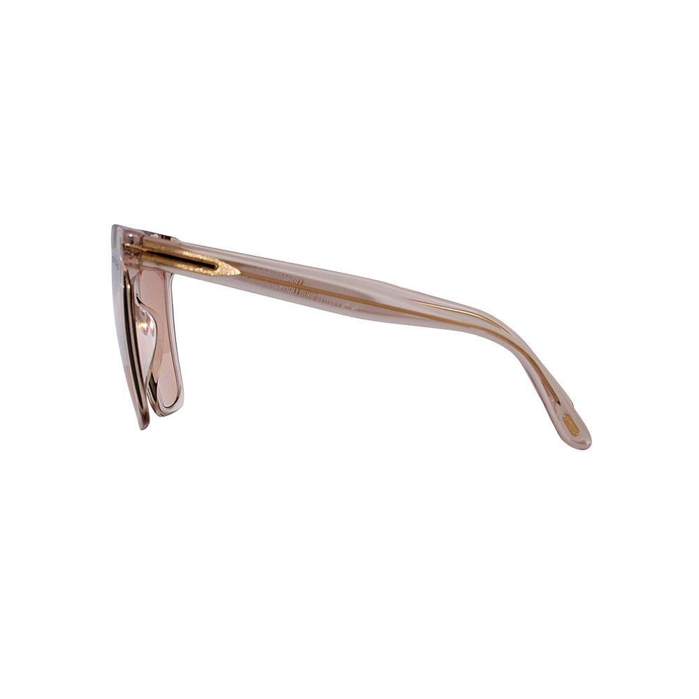 Tom Ford SABRINA-02 TF764 01B sunglasses in pink, side view