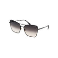 Tom Ford SYE TF738 glasses in black, 45° view