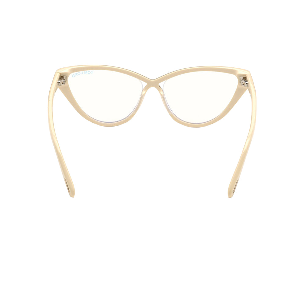 Tom Ford TF 5729-B glasses in gold, front view