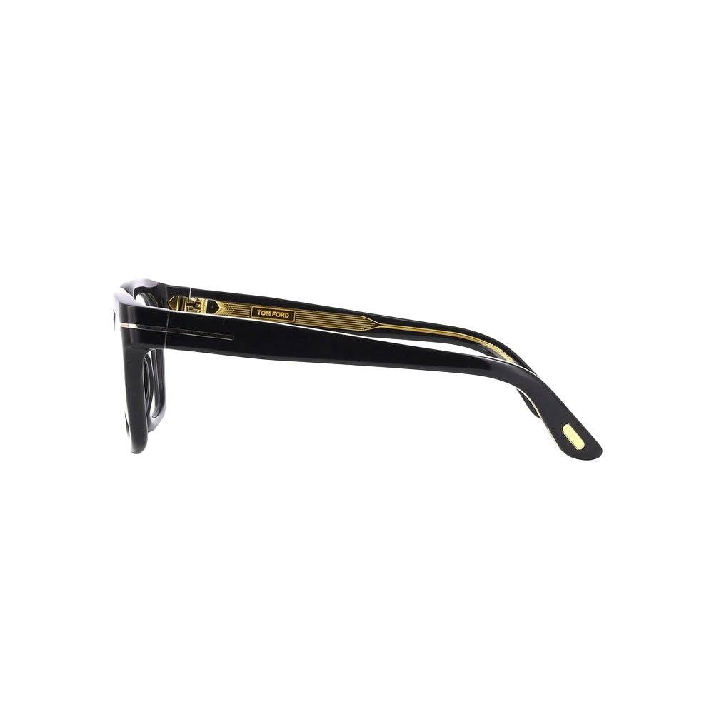Tom Ford TF 6027-B glasses in black, side view