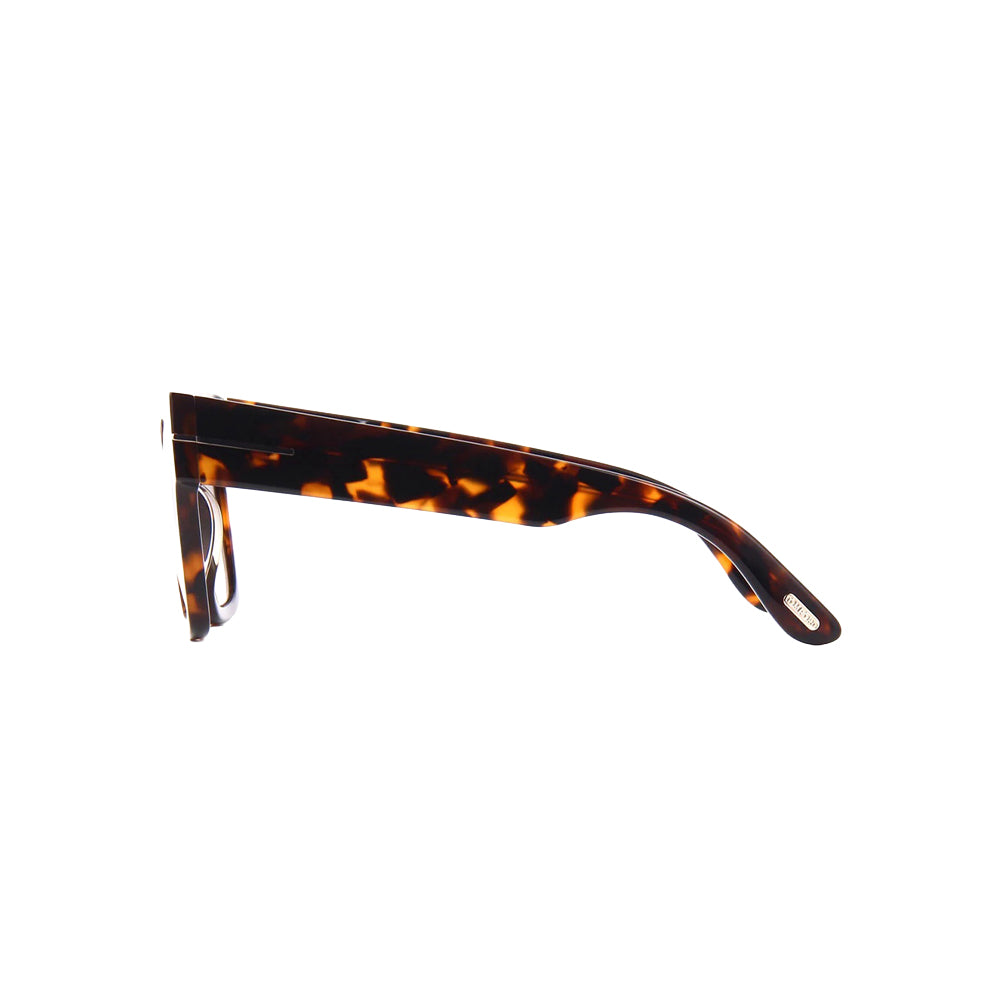 Tom Ford TF0847 glasses in havana, side view