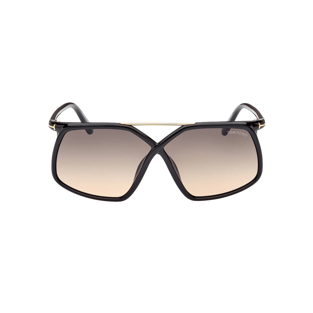 Tom Ford TF1038 sunglasses in black, front view