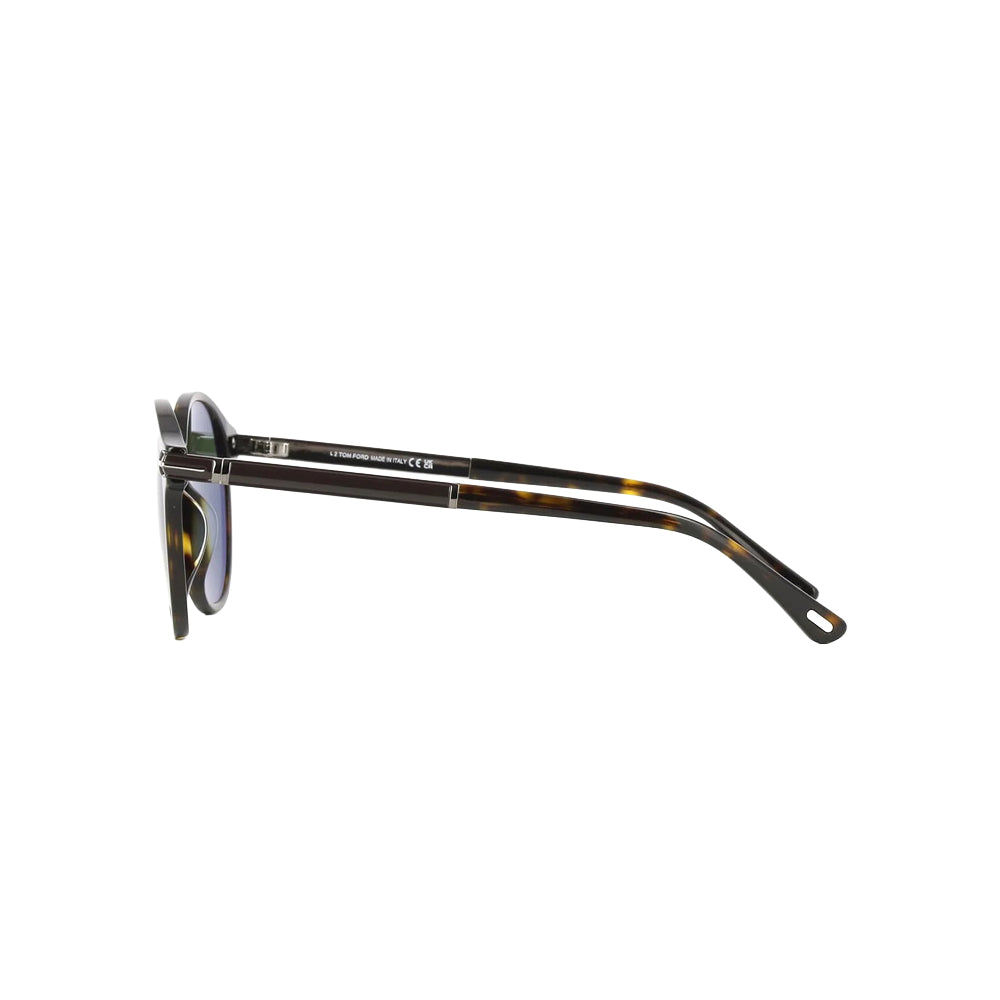 Tom Ford TF1184 sunglasses in havana, side view
