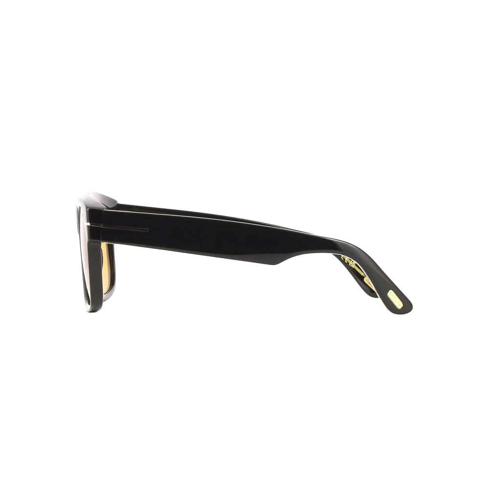 Tom Ford TF1201 sunglasses in black, side view